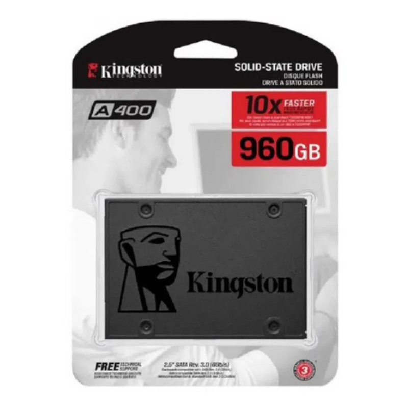 Disco Duro Kingston 960GB SSD SATA3 2.5" (Estado sólido) A400