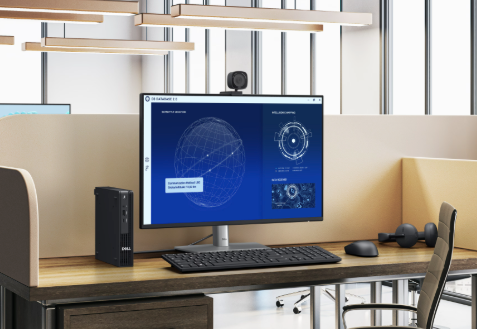 Dell Pro Micro QCM1250 - Dell Pro MFF Micro CPU EN Intel Core i5-14500T (14C/20T/1.2-4.8GHz/24M Caché), 8GB DDR5 RAM, 512GB SSD M2 NVMe, Teclado y Mouse USB Dell, WiFi6, BT, Windows 11 Pro