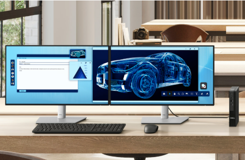 Dell Pro Micro QCM1250 - Dell Pro MFF Micro CPU EN Intel Core i5-14500T (14C/20T/1.2-4.8GHz/24M Caché), 8GB DDR5 RAM, 512GB SSD M2 NVMe, Teclado y Mouse USB Dell, WiFi6, BT, Windows 11 Pro