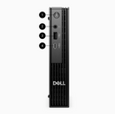 Dell Pro Micro QCM1250 - Dell Pro MFF Micro CPU EN Intel Core i5-14500T (14C/20T/1.2-4.8GHz/24M Caché), 8GB DDR5 RAM, 512GB SSD M2 NVMe, Teclado y Mouse USB Dell, WiFi6, BT, Windows 11 Pro