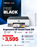 Impresora HP Smart Tank 210 Color Tinta Continua USB WiFi Solo Impresion