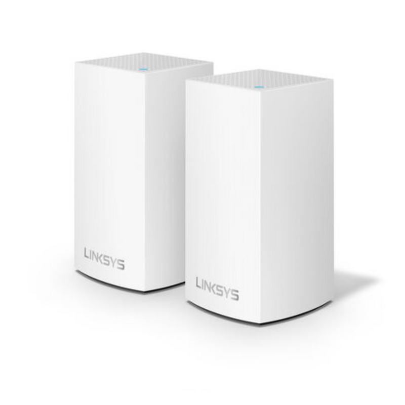 Linksys Paquete 2 unidades Velop Wi-Fi Dual-Band Booster Tecnología Mesh router inalambrico WHW0102