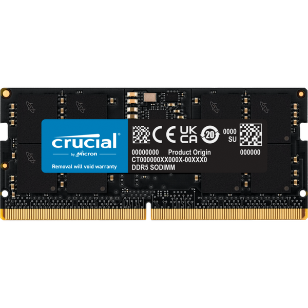 Crucial Memoria RAM 16GB DDR5 4800 5200 MHz sodimm para laptop