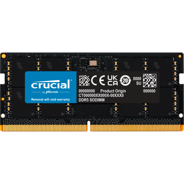 Crucial Memoria RAM 32GB DDR5 4800MHz sodimm para laptop