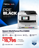 Impresora Epson WorkForce Pro C5890 | Multifuncional a Color | 25 PPM | Fax | PCL6/PostScript | WiFi + Ethernet