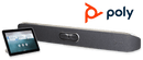 Poly Studio X50 Sistema VideoConferencia 4K Todo en Uno & Poly TC8 Pantalla Controladora