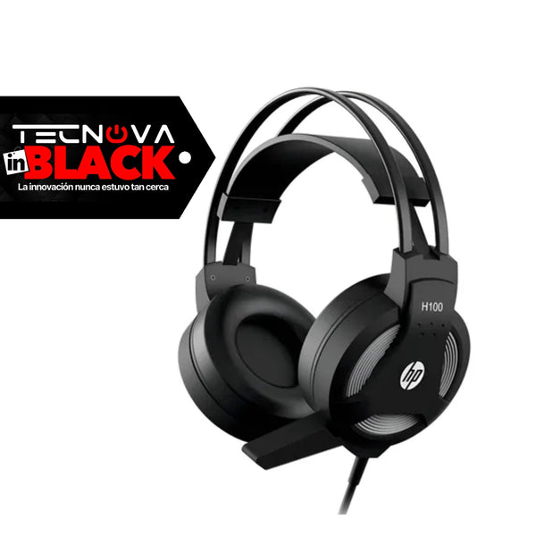 HP H100 Auriculares headset audífonos estéreo gaming 3.5mm con control de volumen.
