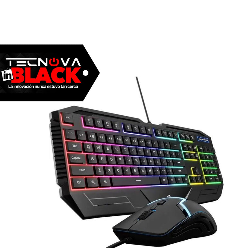 Combo de teclado y mouse gaming HP GK1100 Español Spanish ES