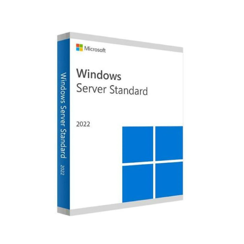Microsoft Windows Server 2022 Estandar Standard Edition 16 Núcleos EN OEM DVD ROK