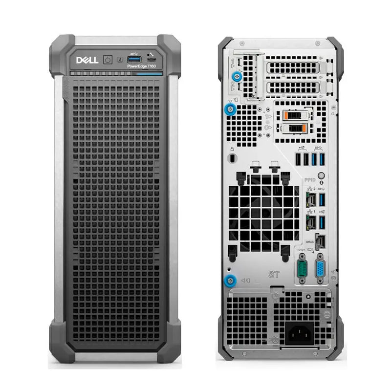 Servidor Dell PowerEdge T160 Intel Xeon E-2434G 16GB RAM 2TB HDD iDRAC9 16G Básico Sin Sistema Operativo 1 año de Garantía