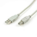Cable USB 2.0 Xtech XTC-302 | Longitud 6 pies (1.8m) | Conector A-Macho a B-Macho | Compatible con impresoras, escáneres y otros periféricos USB | Construcción moldeada