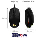 Mouse Logitech G203 LIGHTSYNC Gaming